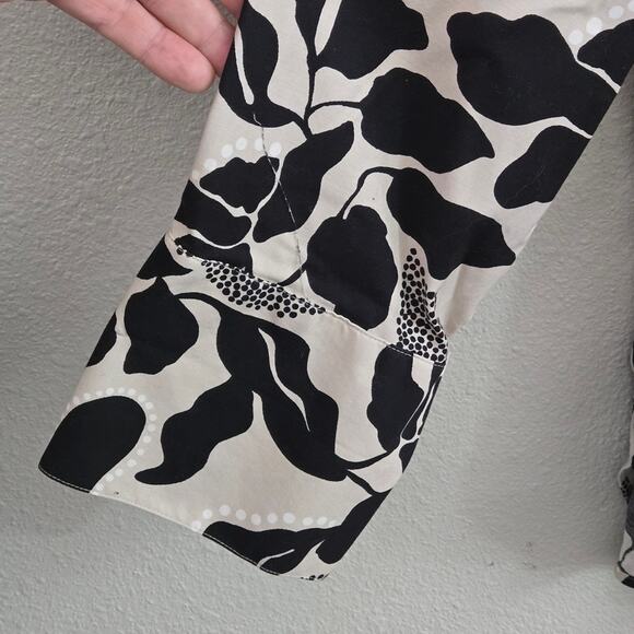 Chico’s Women’s Floral Jacket Wearable Art Modern Classic Statement Fashion XL - Picture 9 of 14